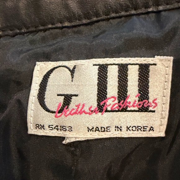 Vintage Elegant Black Leather Pencil Skirt - Picture 3 of 4